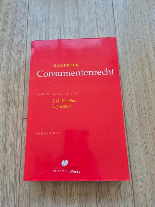 Handboek consumentenrecht vierde druk, Boeken, Wetenschap, Zo goed als nieuw, Ophalen of Verzenden