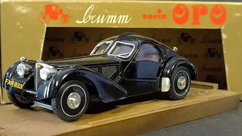 Bugatti Typ 57 SC Atlantic noir 1:43 Brumm Pol, Hobby en Vrije tijd, Modelauto's | 1:43, Zo goed als nieuw, Verzenden