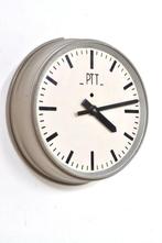 Vintage wandklok PTT klok 36 cm 1960, Ophalen of Verzenden, Gebruikt