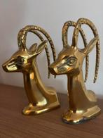messing antilope gazelle hert boekensteun hollywood regency, Ophalen of Verzenden, Dier