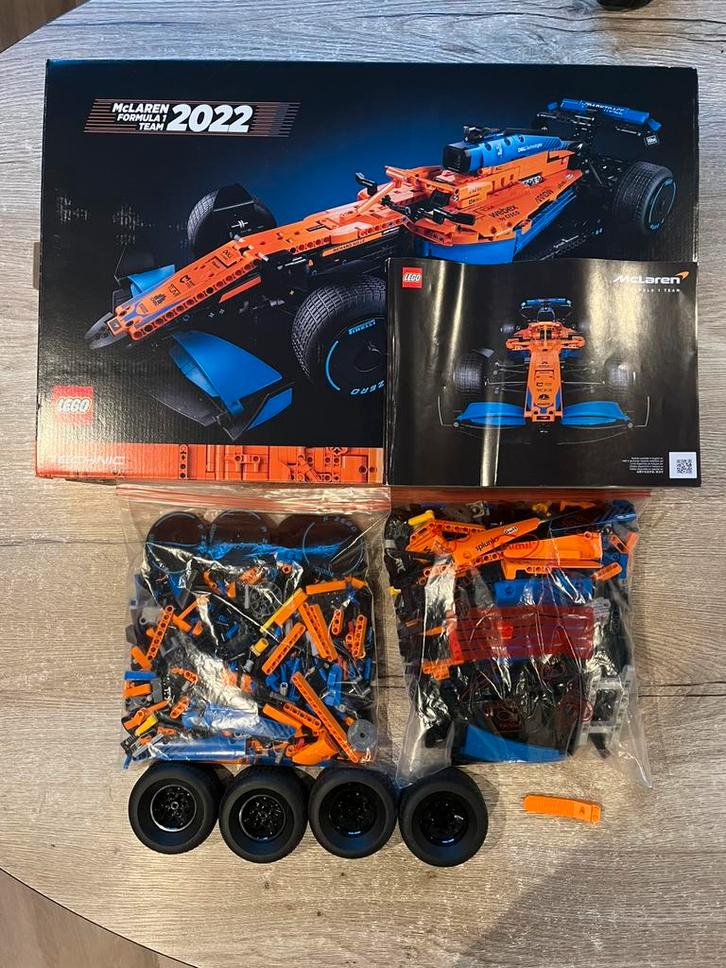 Lego technic Mclaren F1 auto (42141), Kinderen en Baby's, Speelgoed | Duplo en Lego, Zo goed als nieuw, Lego, Complete set, Ophalen of Verzenden