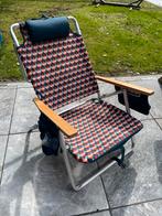 2 ANWB Rimini Strandstoelen - In Prima Staat!, Ophalen, Zo goed als nieuw, Aluminium, Verstelbaar