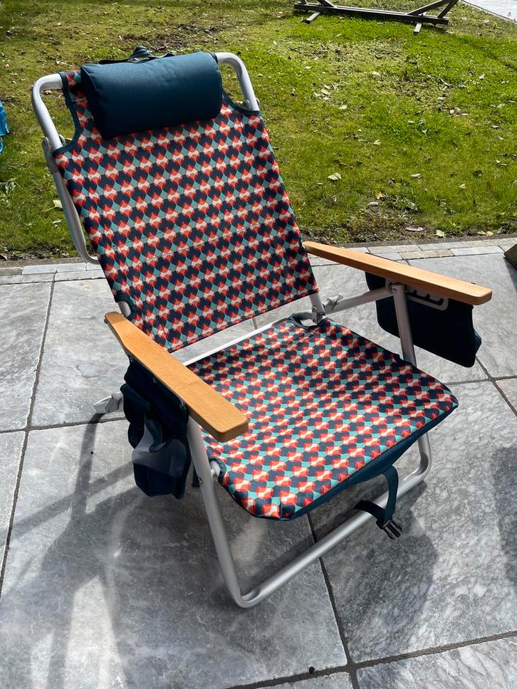2 ANWB Rimini Strandstoelen - In Prima Staat!, Tuin en Terras, Tuinstoelen, Zo goed als nieuw, Aluminium, Inklapbaar, Verstelbaar