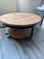 Echt mango hout. Doorsnee 86cm, Huis en Inrichting, Tafels | Salontafels, Ophalen of Verzenden, Zo goed als nieuw, Rond, 50 tot 100 cm