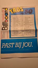 Tros Top 50 gedrukte exemplaar week 33 , 1979 Geen Veronica, Verzamelen, Verzenden, 1960 tot 1980
