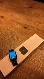 Apple Watch Series 6 black 44mm gps met blauwe sport band, Sieraden, Tassen en Uiterlijk, Smartwatches, Ophalen, Blauw, IOS, Zo goed als nieuw