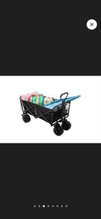 Opvouwbare Strandkar Redwood - 80kg Draagkracht, Ophalen, Opvouwbaar, Nieuw