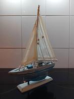 Houten zeilboot decoratie, Huis en Inrichting, Ophalen, Gebruikt