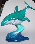Wyland usa shark Jaws Haaien beeld statue aardewerk, Ophalen of Verzenden, Zo goed als nieuw, Dier