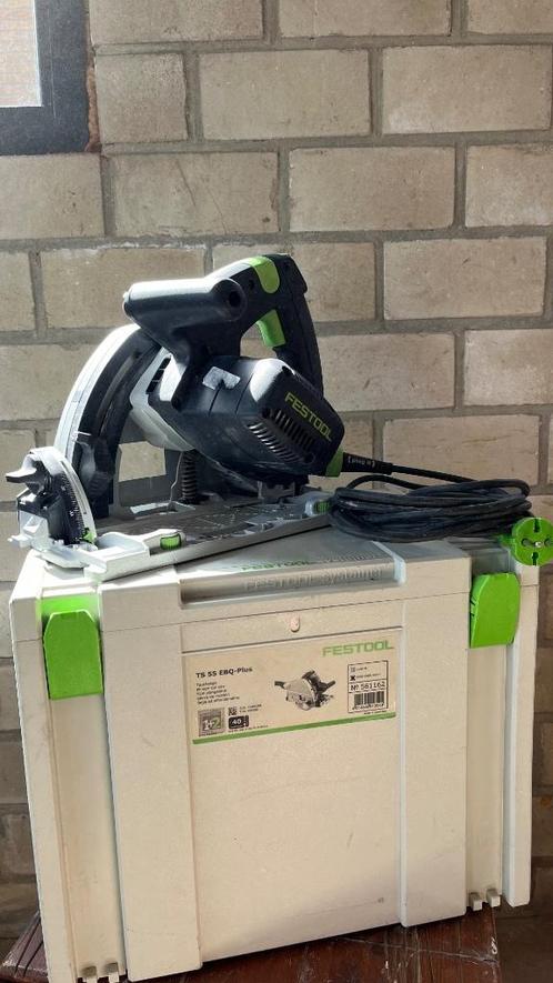 Festool TS EBQ-Plus Invalzaag, Doe-het-zelf en Verbouw, Gereedschap | Zaagmachines, Zo goed als nieuw, Invalzaag, 1200 watt of meer