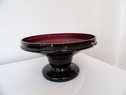 Art Deco Schaal Paars, Rozendaal/Copier Leerdam, Antiek en Kunst, Antiek | Glas en Kristal, Ophalen of Verzenden