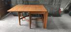 IKEA Lekvsik inklapbare eettafel incl. 4 Rosentorp stoelen, Huis en Inrichting, Tafels | Eettafels, Ophalen, Gebruikt, 200 cm of meer