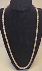 Zilveren Koningsketting .925, Sieraden, Tassen en Uiterlijk, Ophalen of Verzenden, Gebruikt, Zilver, Zilver