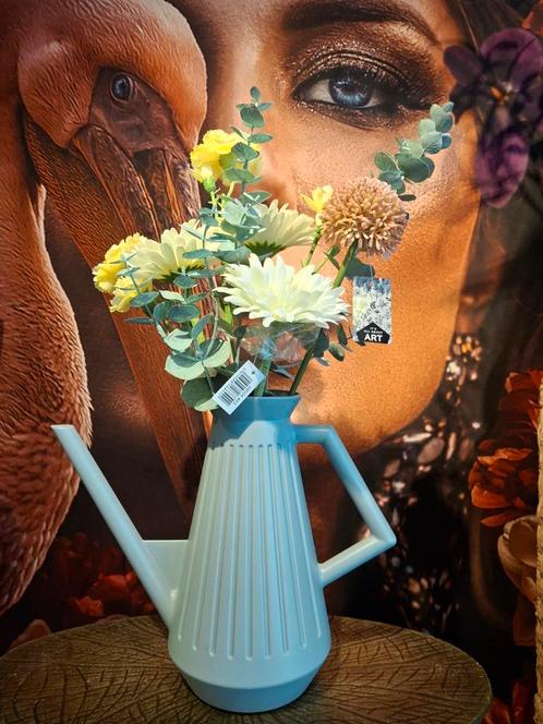 Kunststof inclusief boeket, Huis en Inrichting, Woonaccessoires | Kunstplanten en Kunstbloemen, Binnen, Buiten, Ophalen of Verzenden
