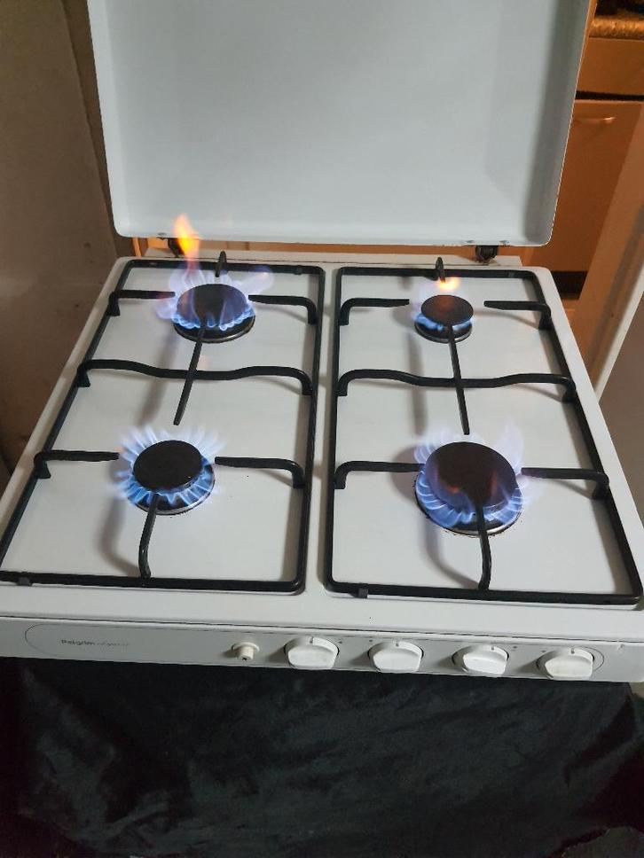 Top merk pelgrim gaskookplaat 4 pits werkt Uitstekend, Witgoed en Apparatuur, Kookplaten, Zo goed als nieuw, Vrijstaand, Gas, 4 kookzones