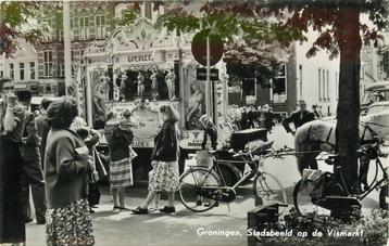 (304-207-001) Groningen Stadsbeeld op de Vismarkt beschikbaar voor biedingen