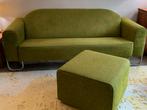 Dutch Seating Company Dyker 30 Bank + Hocker - Appelgroen, Huis en Inrichting, Ophalen, Driepersoons, 75 tot 100 cm, Zo goed als nieuw