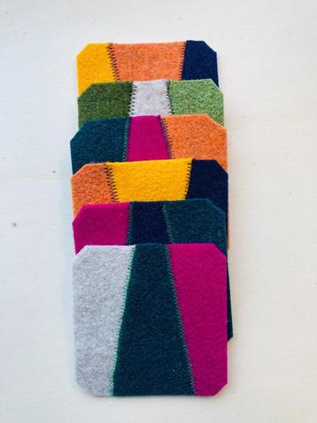 Wolvilt Onderzetters - Handgemaakt beschikbaar voor biedingen