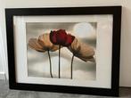 Groto foto in zwarte houten lijst, Ophalen, 50 tot 75 cm, Zo goed als nieuw, 75 tot 100 cm