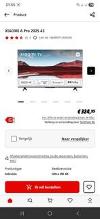 XIAOMI A Pro 2025 43" 4K UHD Smart TV, LED, 50 Hz, Nieuw, 4k (UHD)