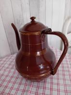 Vintage Bruine Emaille Koffiekan, Antiek en Kunst, Ophalen of Verzenden