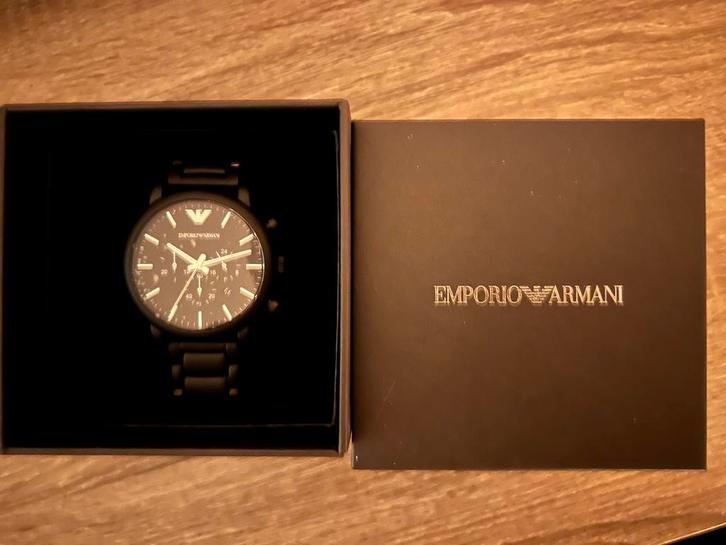 Armani AR1895 horloge, Sieraden, Tassen en Uiterlijk, Horloges | Heren, Zo goed als nieuw, Overige merken, Staal, Ophalen of Verzenden