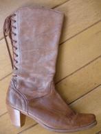 Laarzen cognac bruin leer maat 40, Kleding | Dames, Schoenen, Hoge laarzen, Bruin, Ophalen of Verzenden, Zo goed als nieuw