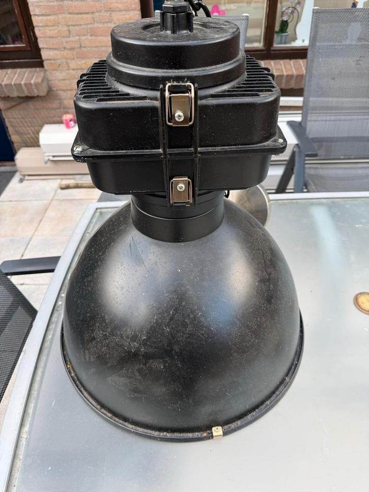 2x Industriële Hanglamp MEXLITE 48cm, Antiek en Kunst, Antiek | Lampen, Ophalen of Verzenden