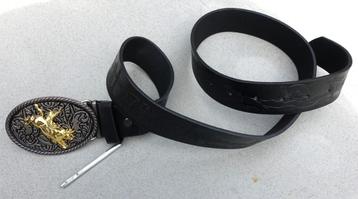 westernriem 117-04 / 120x3,7 cm zwart - nieuw / ongebruikt beschikbaar voor biedingen