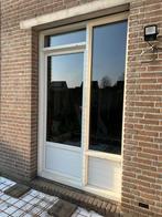 Mooi kunststof kozijn met deur draaikiep kunstof achterdeur, Ophalen, Zo goed als nieuw, Kunststof, Raamkozijn