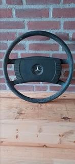 Mercedes R107 / lederen  stuurwiel 1ste versie !, Auto-onderdelen, Ophalen of Verzenden, Gebruikt, Mercedes-Benz