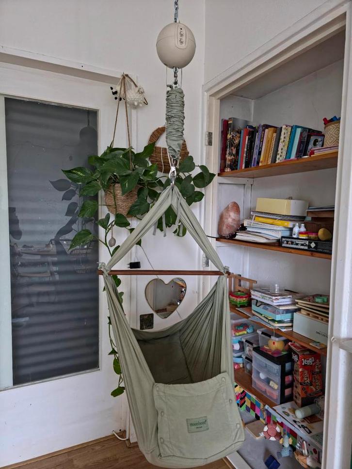 Moonboon Hangmat met Motor - Complete Set!, Kinderen en Baby's, Babywiegjes en Ledikanten, Zo goed als nieuw, Ophalen of Verzenden