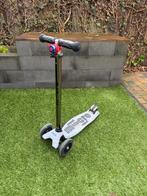 Micro Maxi Deluxe Flux (transparant met LED wielen), Fietsen en Brommers, Steps, Ophalen of Verzenden, Zo goed als nieuw, Gewone step