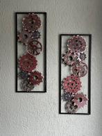 Industriële wanddecoratie te koop. En evt lamp, Ophalen of Verzenden