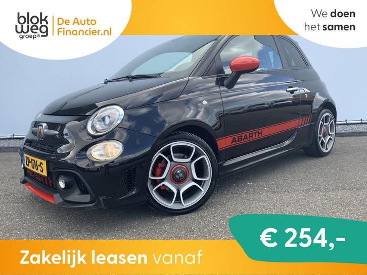 Fiat 500C 1.4 T-Jet Abarth 595 Automaat € 14.950,00, Auto's, Fiat, Bedrijf, Te koop, 500C, Lederen bekleding, Open dak, Benzine