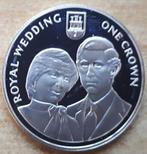 Gibraltar, 1 Crown 1981 - zilver Proof, Ophalen of Verzenden, Overige landen, Losse munt, Zilver