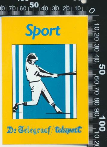 Sticker: De Telegraaf - Sport (2) beschikbaar voor biedingen