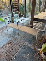 Werkbank staal gratis ophalen - oud ijzer, Tuin en Terras, Tuinbanken, Ophalen of Verzenden, Zo goed als nieuw, Metaal