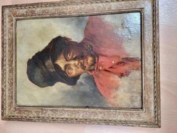 Oud schilderij - Portret van een man beschikbaar voor biedingen