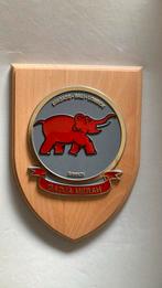 KNIL Gadja Merah schildje, Ophalen of Verzenden, Landmacht, Nederland, Embleem of Badge