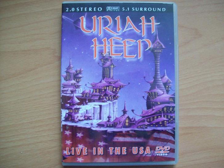 Uriah Heep - Live in the USA, Cd's en Dvd's, Dvd's | Muziek en Concerten, Zo goed als nieuw, Muziek en Concerten, Alle leeftijden
