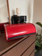 Broodtrommel Brabantia rood, Ophalen, Zo goed als nieuw