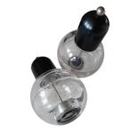 vintage Lucite zout- en pepermolens, Gebruikt, -, -, Ophalen of Verzenden