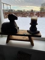 Houten vensterbank bankje, Huis en Inrichting, Woonaccessoires | Overige, Ophalen, Zo goed als nieuw