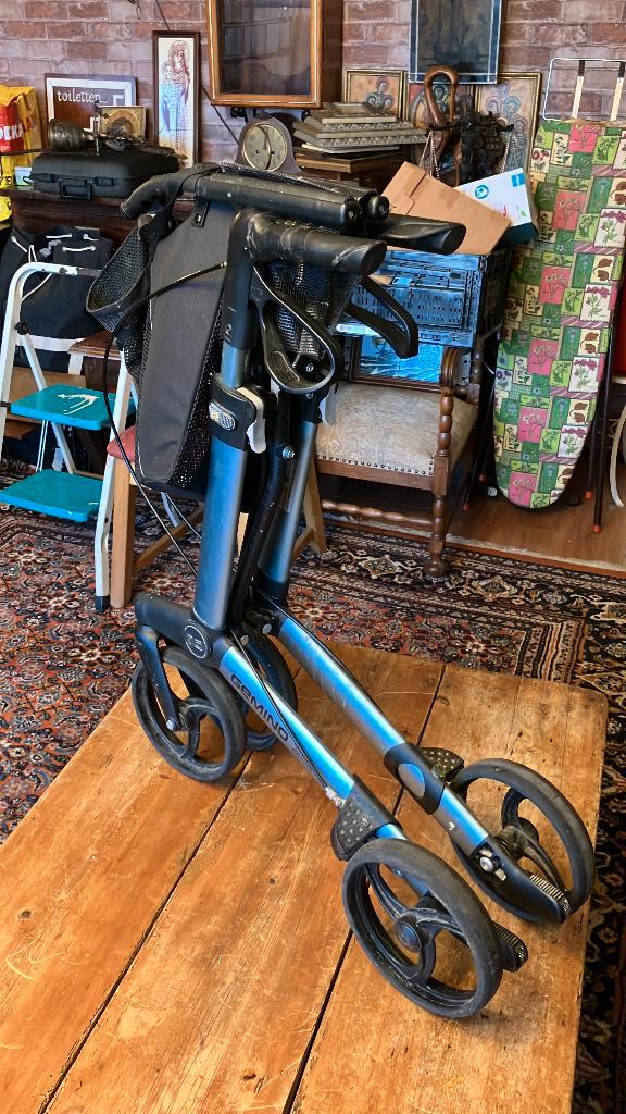 Lichtgewicht rollator Gemino 30, Diversen, Rollators, Gebruikt, Lichtgewicht, Opvouwbaar, Ophalen
