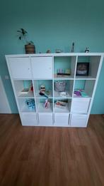 Ikea Kallax kast (Wit) 16 vakken aangeboden, Ophalen, Kallak kast van Ikea, 100 tot 150 cm, 100 tot 150 cm