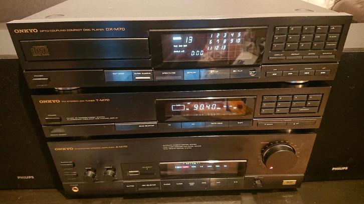 Onkyo M70 Stereo Toren - Jaren '80 Klassieker, Audio, Tv en Foto, Stereo-sets, Gebruikt, Cd-speler, Tuner of Radio, Overige merken
