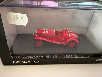 Fiat Mille Miglia 1937, Norev beschikbaar voor biedingen