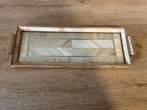 Vintage dienblad, Ophalen of Verzenden, Gebruikt, Rechthoekig, Hout