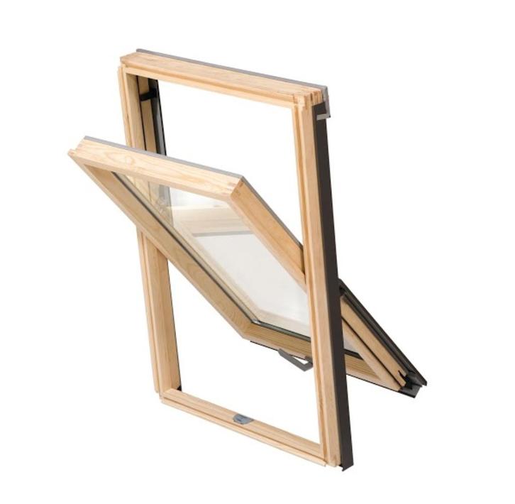 Aanbieding Dakraam Winlow (Velux maten) incl. gootstuk!!!, Doe-het-zelf en Verbouw, Glas en Ramen, Nieuw, Dakraam, Minder dan 80 cm